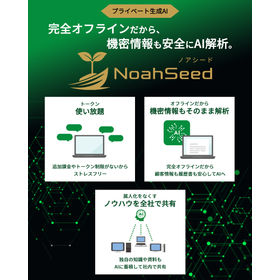 機密データも入力OK!プライベート生成AI「ノアシード」