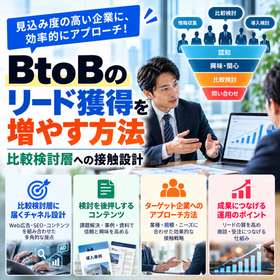 BtoBのリード獲得を増やす方法|比較検討層への接触設計