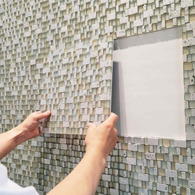 Glass mosaic style