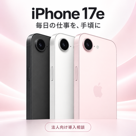 iPhone 17e|日常業務に手頃な法人導入