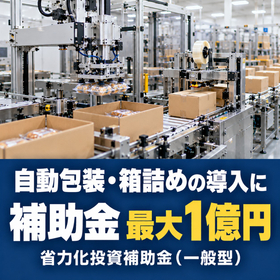 自動包装・箱詰め導入に使える補助金｜省力化投資補助金