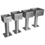 Stainless steel column support hardware (square type)
