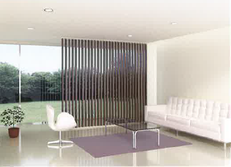 【病院向け】天然木突板貼ファンシールーバー パーティションタイプ