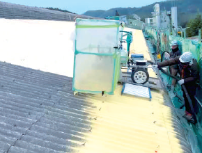 屋根改修ロボット工法