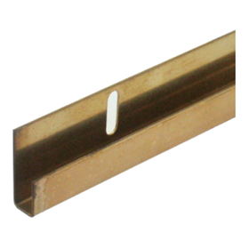 Brass long channel 8mm for interior use mirror hardware