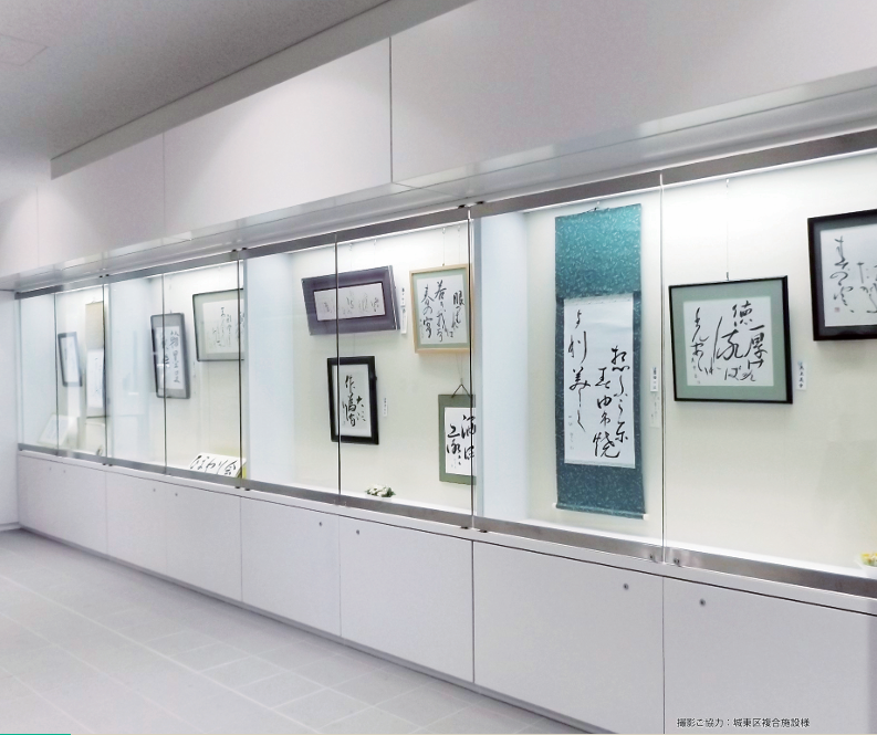 【博物館向け】ガラス開き戸部材【ステン8ｍｍハカマ蝶番】