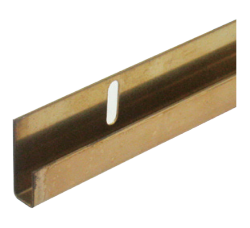 【美容院向け】ミラー金物 真鍮片長チャンネル8mm