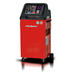Air conditioning service station equipped with R134a dedicated piping cleaning function. product image