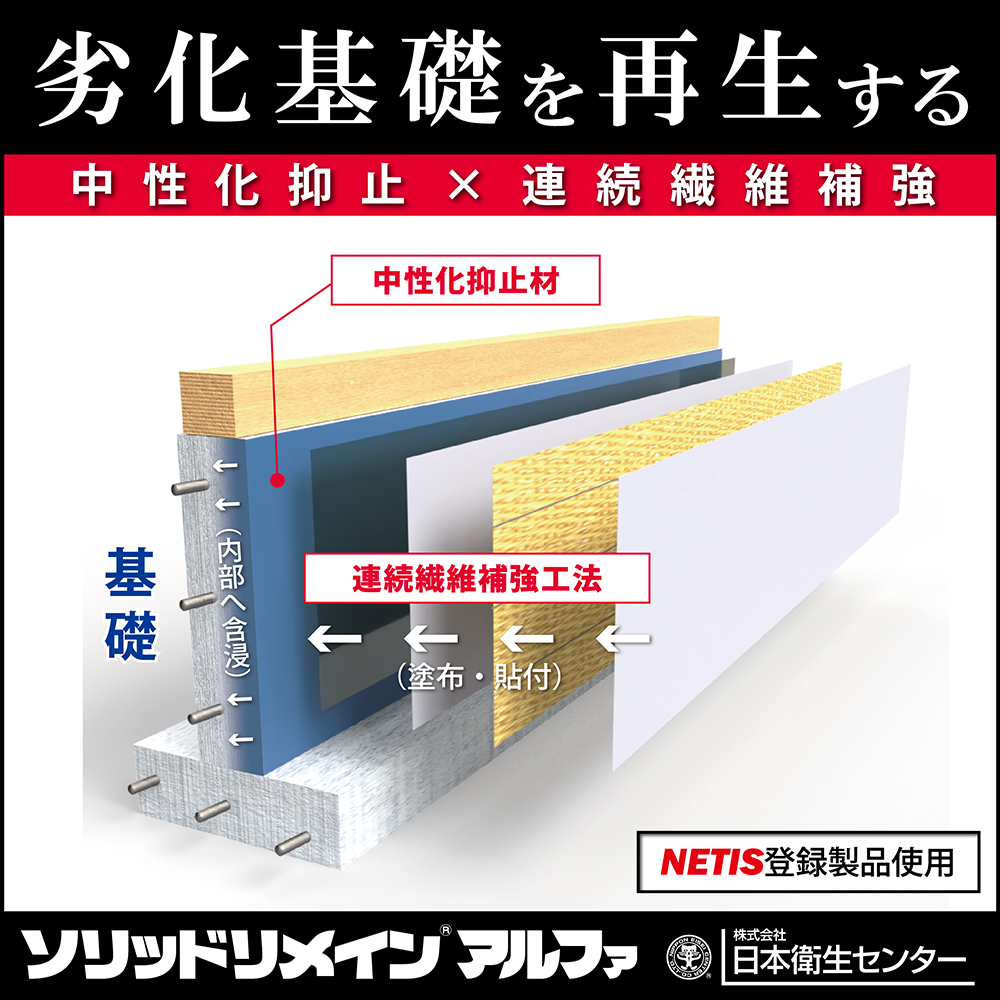 基礎補強『ソリッドリメイン』 | 日本衛生センター - Powered by