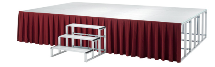 【企業向け】折りたたみ式アルミ製ステージ