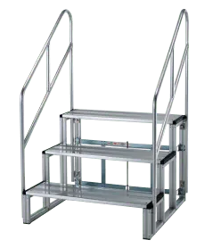 【建設現場向け】アルミ製ステップ(昇降用階段)