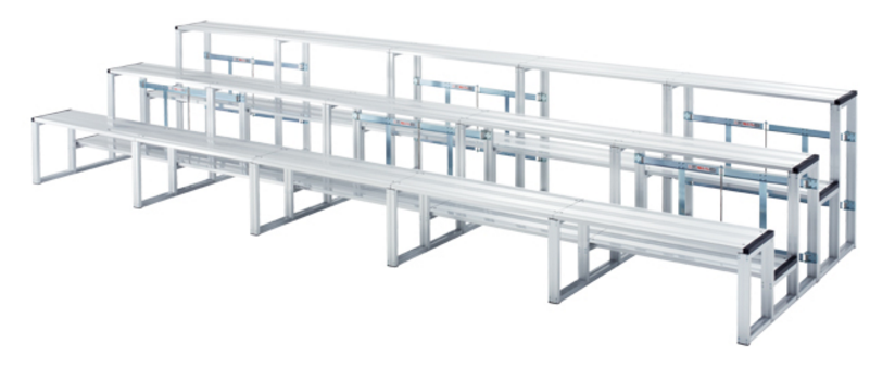 【スポーツ観戦向け】折りたたみ式アルミ製観覧席