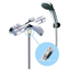 About theft prevention of shower heads in bathing facilities.