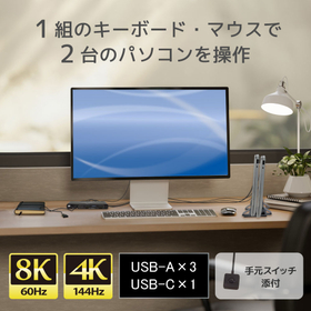 設計・映像編集業務に最適【HDMIパソコン切替器】