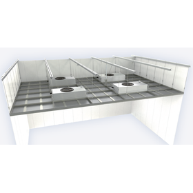 Clean room aluminum frame system ceiling "FACTIVE"