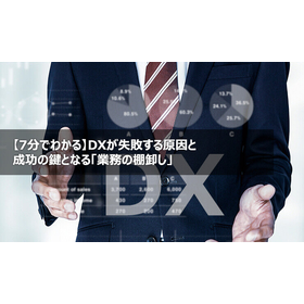 【7分でわかる】DXが失敗する原因と成功の鍵となる業務の棚卸し