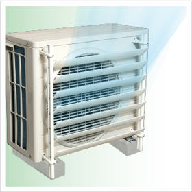 【ホテル向け】『WAVE LOUVER』室外機用ルーバー
