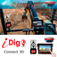 油圧ショベル用マシンガイダンス『iDig Connect 3D』