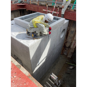 Rainwater trunk line, junction box, extra-large box, collection box.