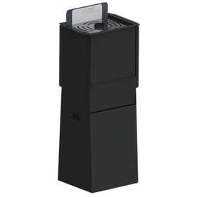 消煙灰皿　水不要で煙を遮断！清掃が簡単な分割構造