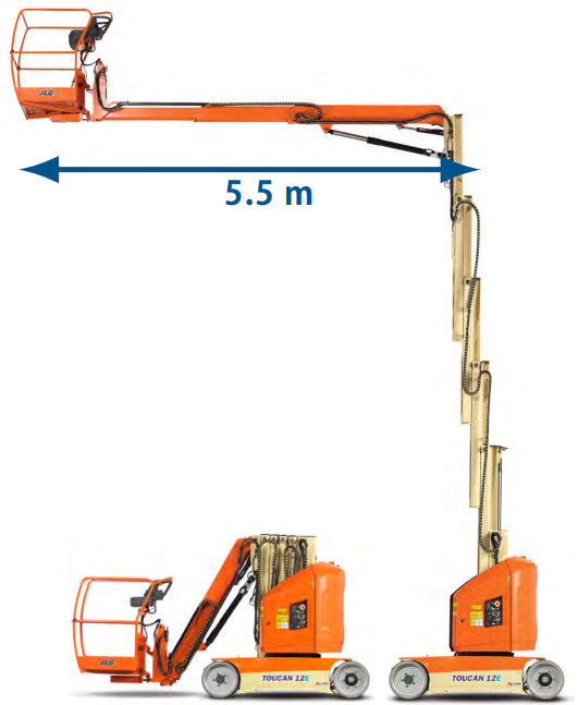 【倉庫向け】バッテリー式　マストブーム