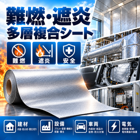 Flame retardant and fire-resistant multi-layer composite sheet