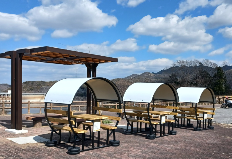 【飲食店向け】日陰を生み出すテーブルハウス