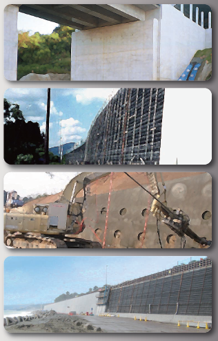 剛壁面補強土工法『RRR工法』