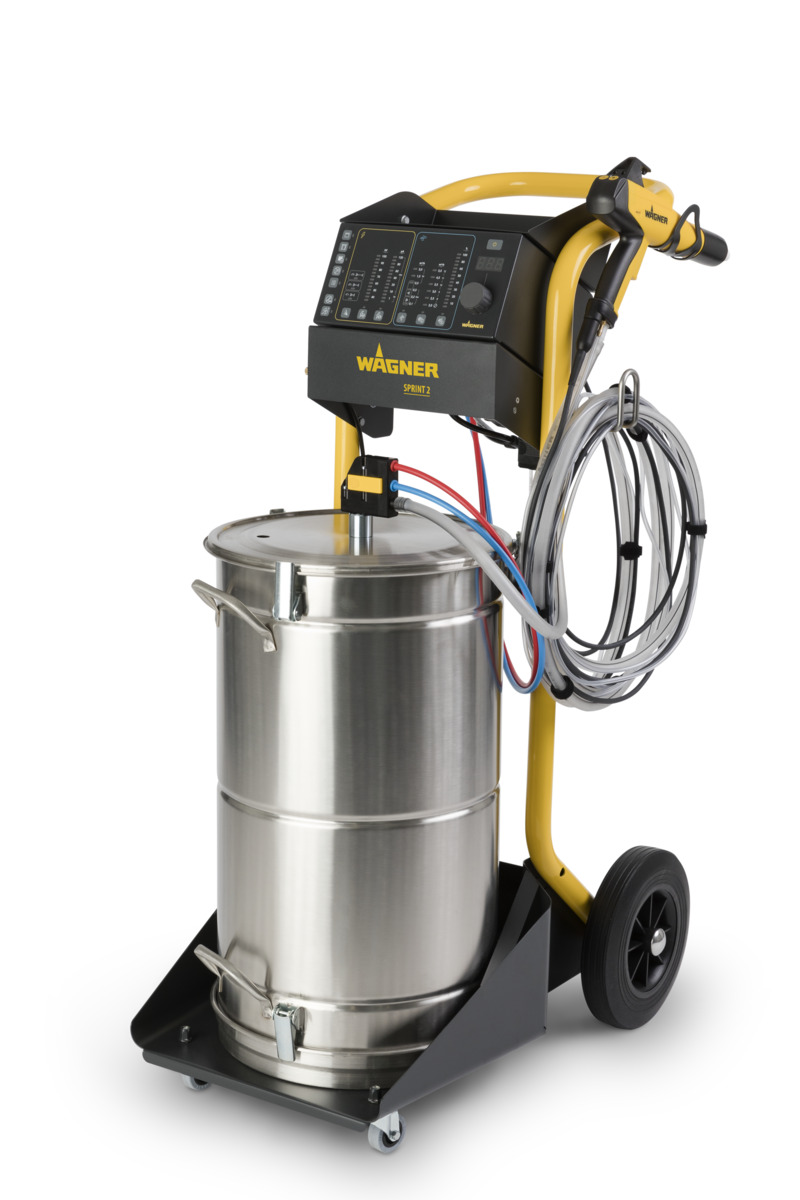 塗装機 マニュアル粉体塗装機 Sprint 2 H 60Lホッパー付き 日本ワグナー