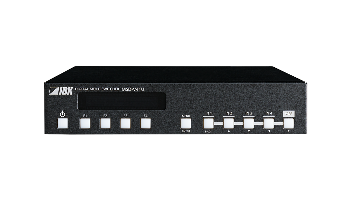IDK デジタルマルチスイッチャー【5入力1出力】 MSD-501 MSD-501 デジタルマルチスイッチャー | 株式会社アイ・ディ・ケイ