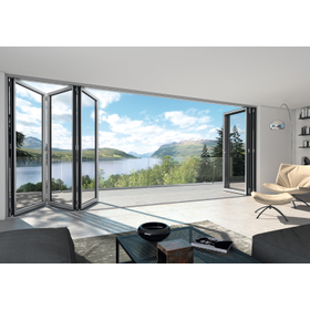 Aluminum Insulated Folding Door for...
