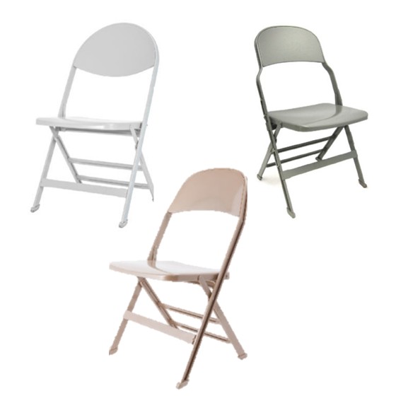 Folding chair for construction and work sites [Rust-resistant