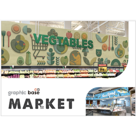 【飲食・マーケット向け】フードモチーフ壁紙