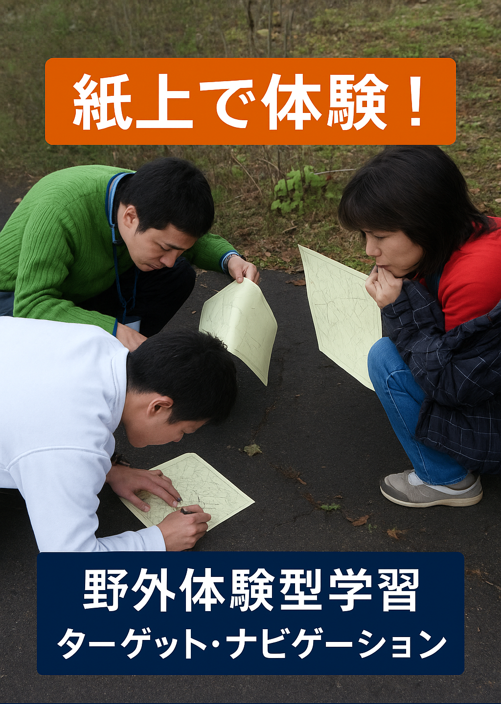 【資料】紙上で体験！野外体験型学習『ターゲット・ナビゲーション』