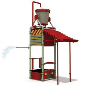 Water Park Equipment Item | Water Bucket Fire Truck