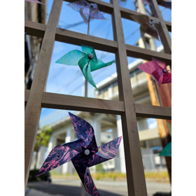 廃プラスチック風車