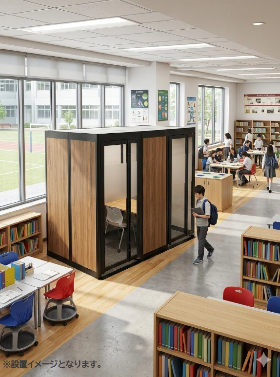 【教育機関向け】デッドスペース(柱間・階段下)活用 個室ブース