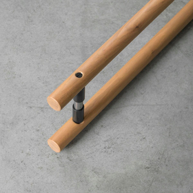 木製ドアハンドル ラウンド 山桜