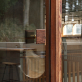 【etto】木製ドアハンドル 110×110