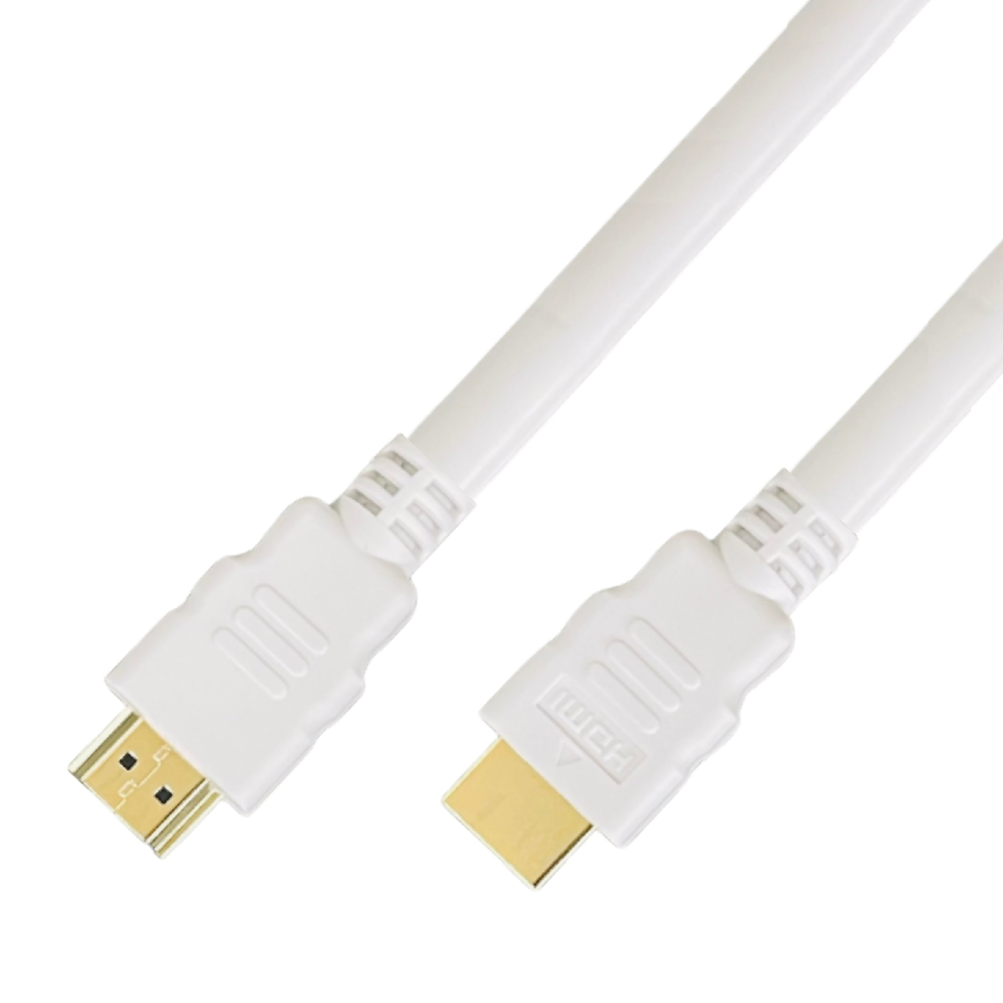 46*HDMI ケーブル 30m Ver2.0 薄型 ハイスピード ホワイト 4K対応 プレミアムハイスピードHDMIケーブル ホワイト ルーメン | イプロス