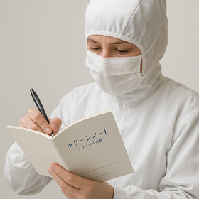 Clean Room Notebook - Dust-Free Paper Notebook (Made by Staclean)