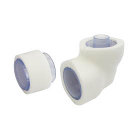 結露防止層付硬質塩化ビニル管 ジョイント保温材付／エルボ保温材付