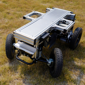 パワーステアリングの前輪操舵付き！多目的電動台車『MITRA』