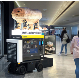 【多目的電動台車『MITRA』活用事例】移動型自動販売機