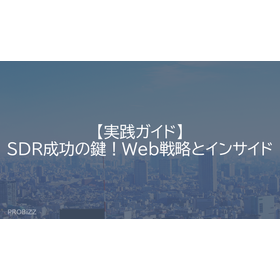 【実践ガイド】SDR成功の鍵！Web戦略とインサイド