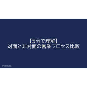 Understanding in 5 Minutes: A Comparison of Face-to-Face and Non-Face-to-Face Sales Processes