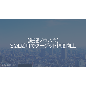 【厳選ノウハウ】SQL活用でターゲット精度向上