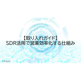 【取り入れガイド】SDR活用で営業効率化する仕組み