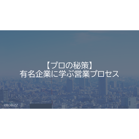 [Professional Secrets] Learning Sales Processes from Famous Companies