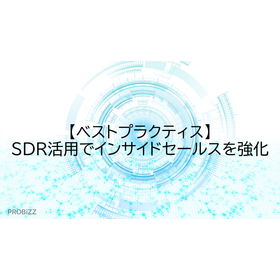 【ベストプラクティス】SDR活用でインサイドセールスを強化